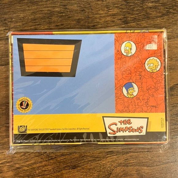 Simpsons Pop-N=Play Collectible Mailer - Picture 4 of 5